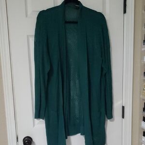 Torrid Green Longline Cardigan